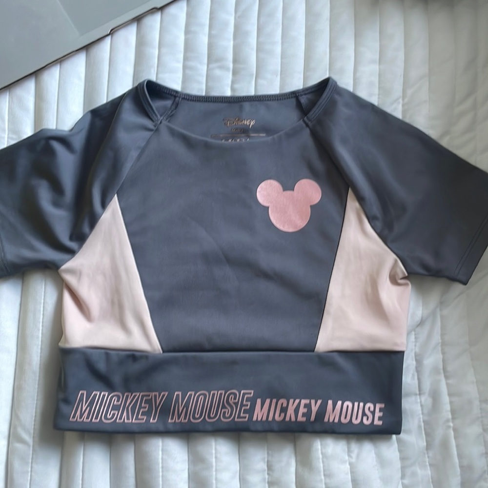 Mickey Mouse gym workout top ZARA